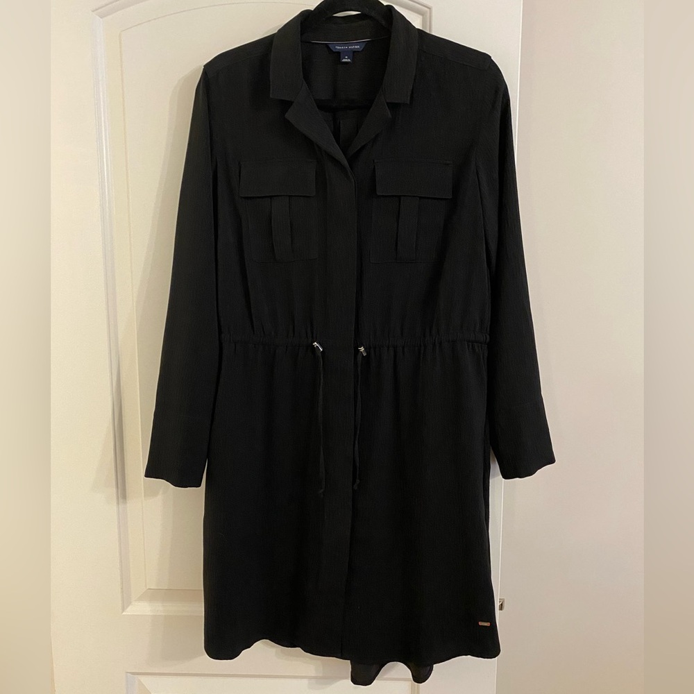 Tommy Hilfiger Classic Black Midi Dress
